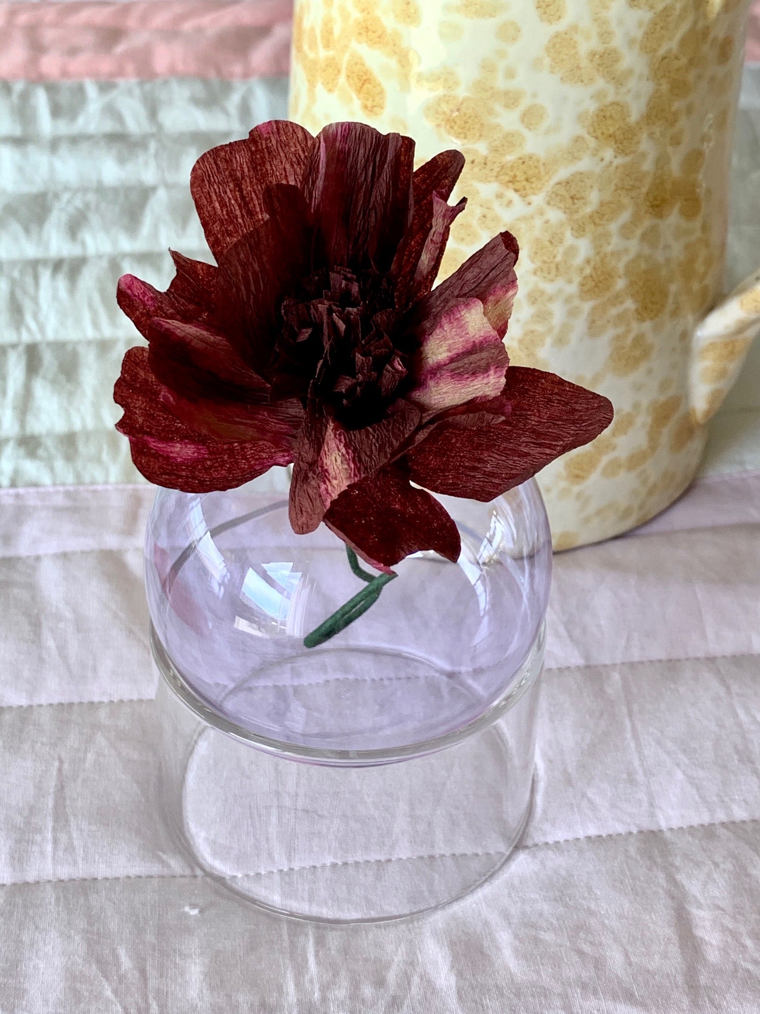 Daisy Papirblomst - Bordeaux